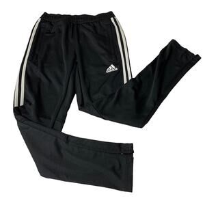 ADIDAS Black White Athletic Pants Medium